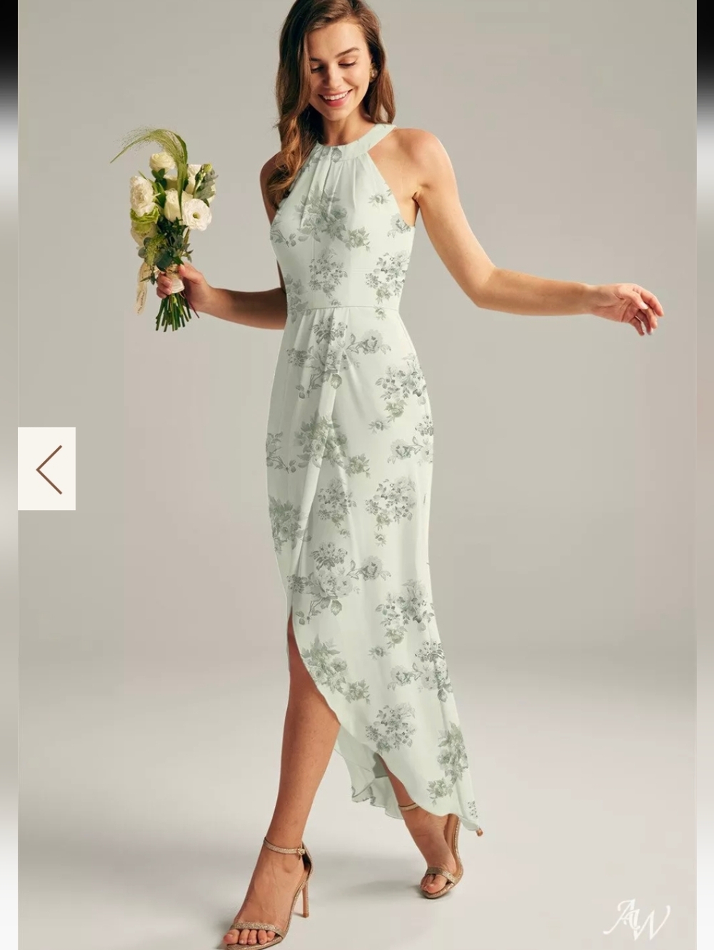 Aw Bridal Pistachio Green Penoy Dress